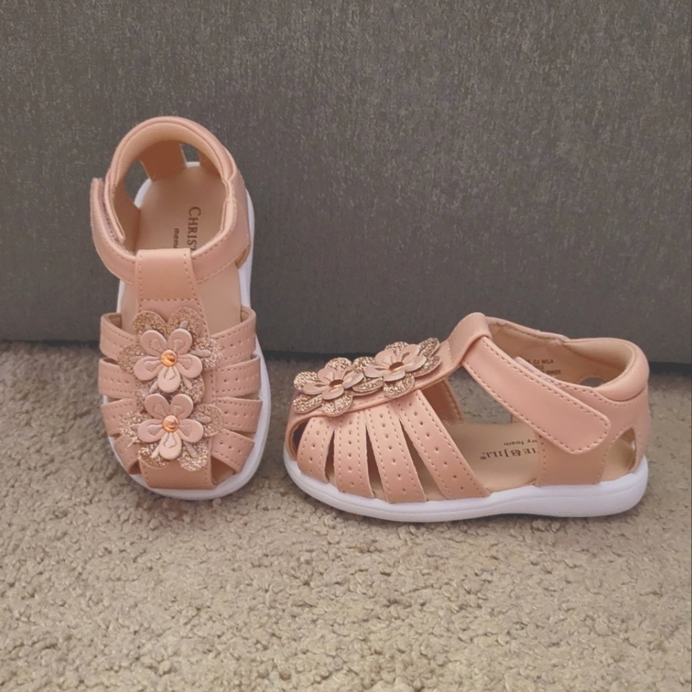 Christine and Jill Rose Toddler Sandals